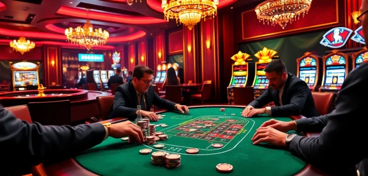 Experience thrilling moments at s666hn.com with high-stakes poker, vibrant slot machines, and roulette excitement.