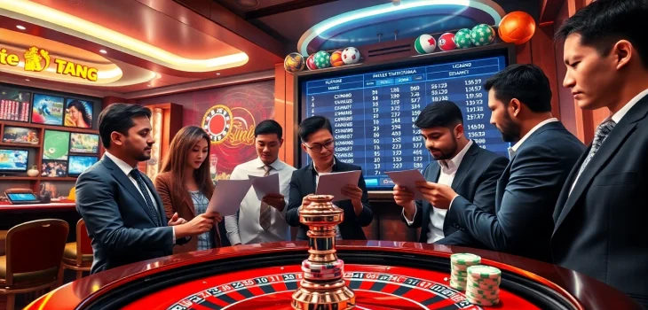 Kèo bóng đá việt nam betting visuals showcasing a thrilling sports betting environment with live odds.