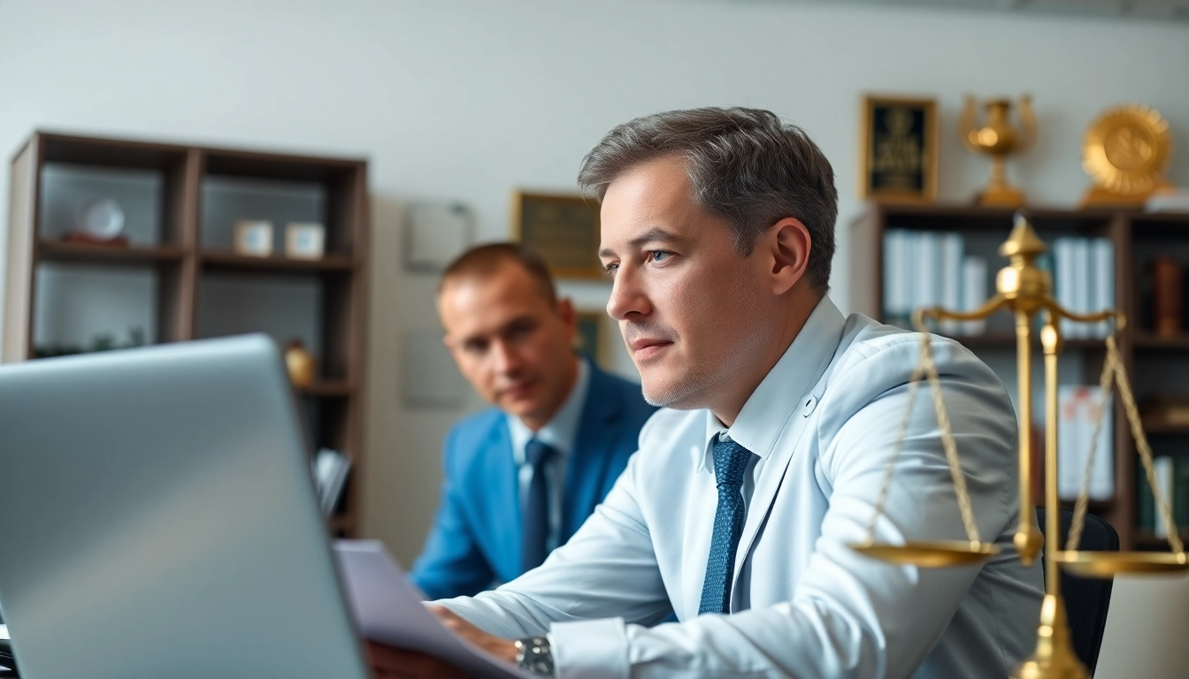 Clearwater truck accident lawyer offers expert legal advice in a professional office setting.